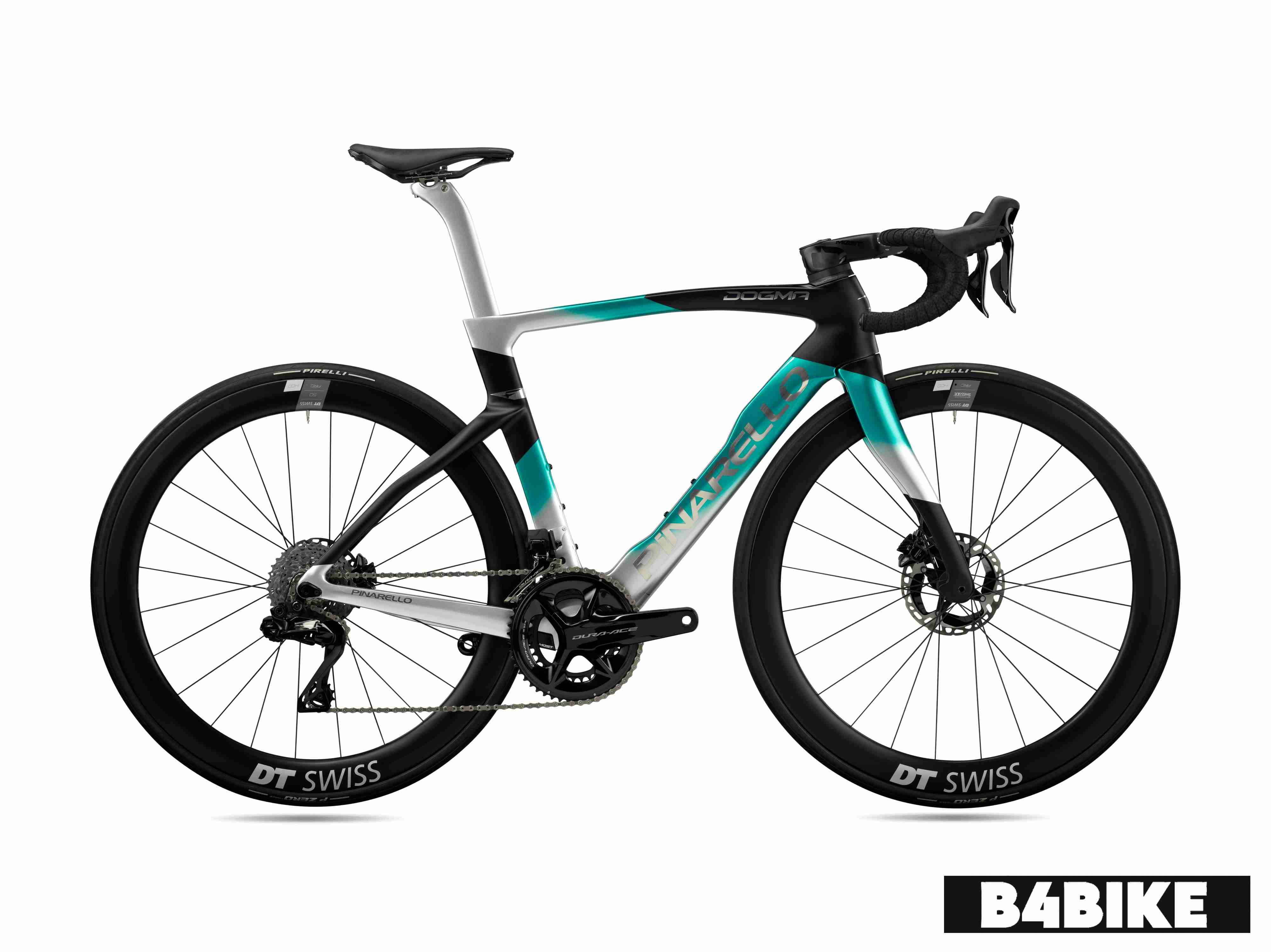 Pinarello Dogma F Red eTap AXS - Nebula Green Silver