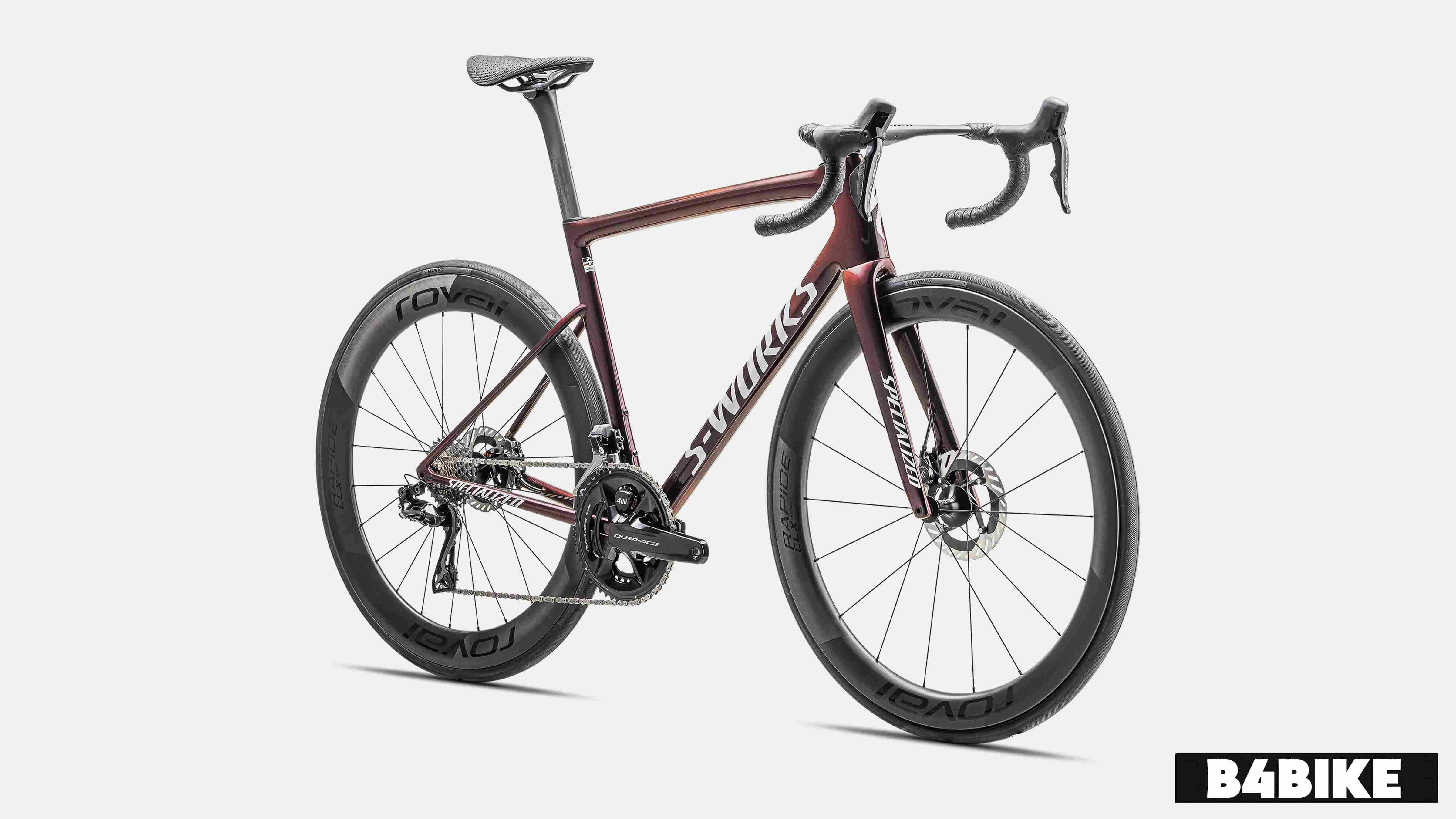 Specialized S-Works Tarmac SL8 - Gloss Solidity / Red To Black Pearl / Metallic White Silver